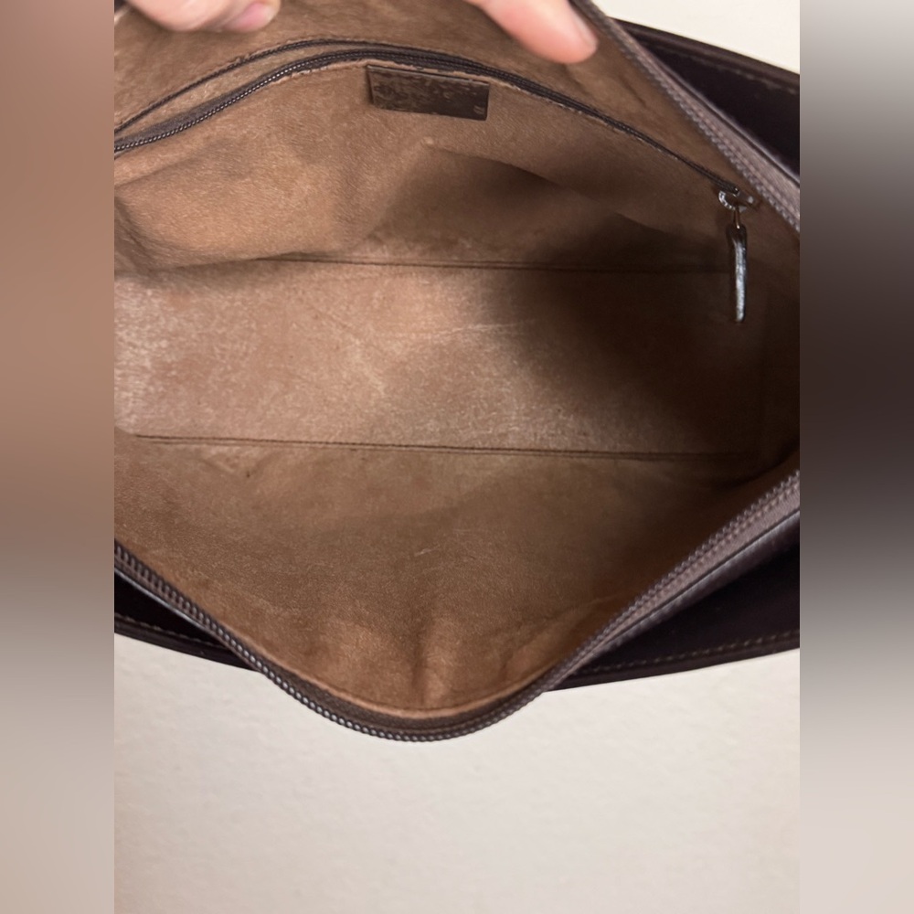 Gucci Dark Brown Leather Shoulder Bag - Picture 8 of 10